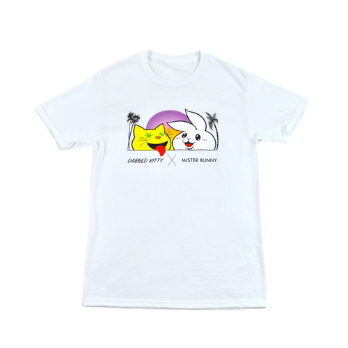 Dabbed Kitty x Mister Bunny Tee - Dabbed Kitty