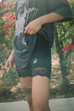 Load image into Gallery viewer, Black Lace Bike Shorts
